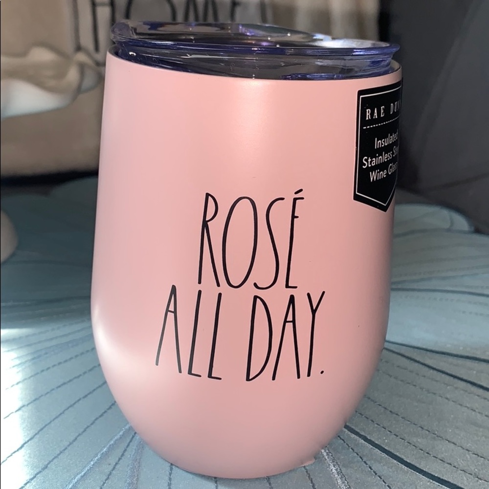 Rae Dunn wine Glass